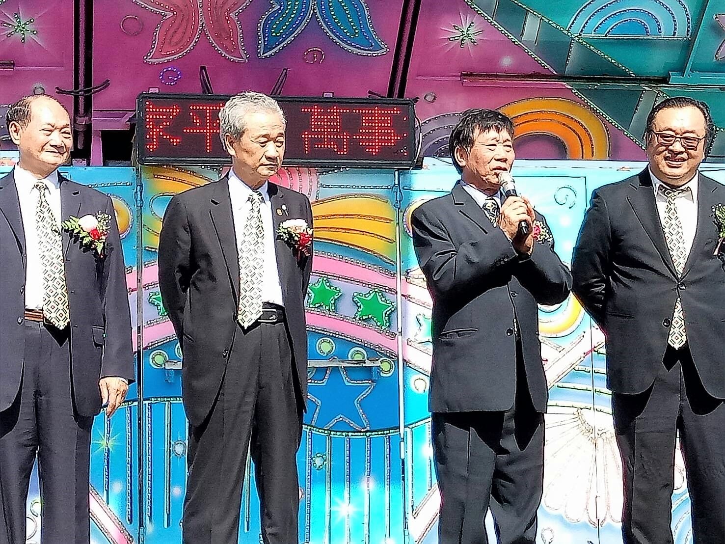 神威顯赫   神蹟教化   霧峰天顯宮18周年宮慶   友宮信眾親賀祝禱    虔誠熱絡感人