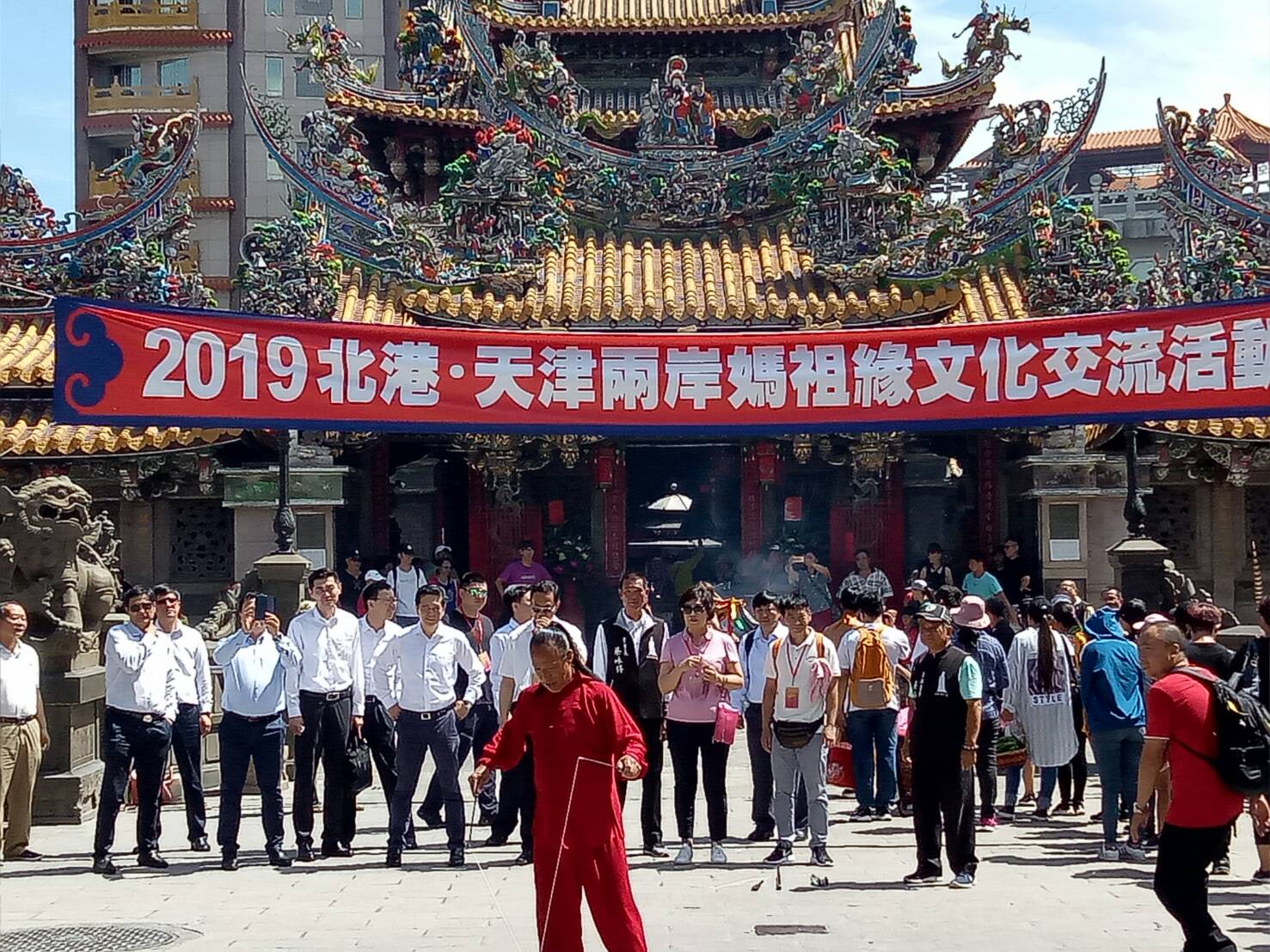 媽祖匯親       北港朝天宮迎駕天津媽祖聖母      非遺津味令人眼界大開