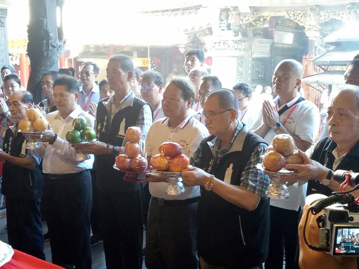 兩岸共祈媽祖      北港朝天宮迎駕天津天后宮媽祖場面熱烈