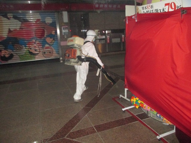 臺北市市場處轄管場域全面消毒   阻絕嚴重武漢肺炎