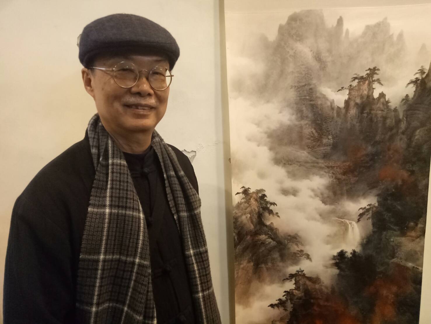人文深遂情懷    昇華生命意境    水墨畫家巫登益    創作展現宏觀連結自然