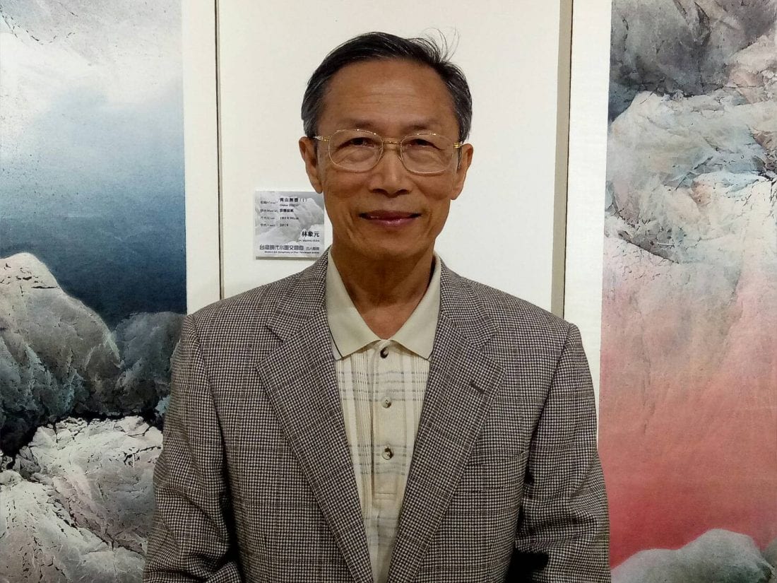 台灣現代水墨   五人聯展豐沛面貌   林象元技法創新   獨格風格受青睞