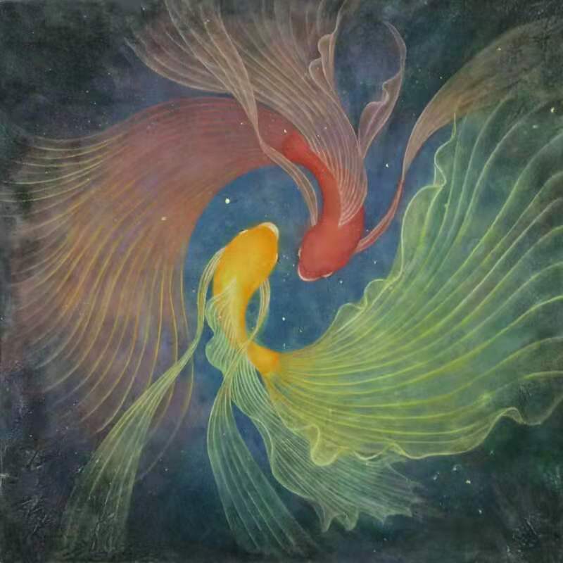 《寄情彩墨—許紫芸師生聯展》開展   央大藝文中心大秀技藝