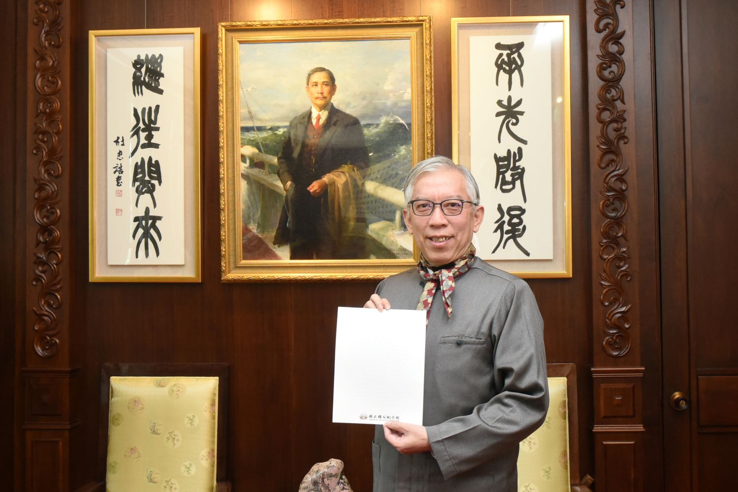重視視障者文化參與權    國父紀念館首次提供點字簡介及作品卡