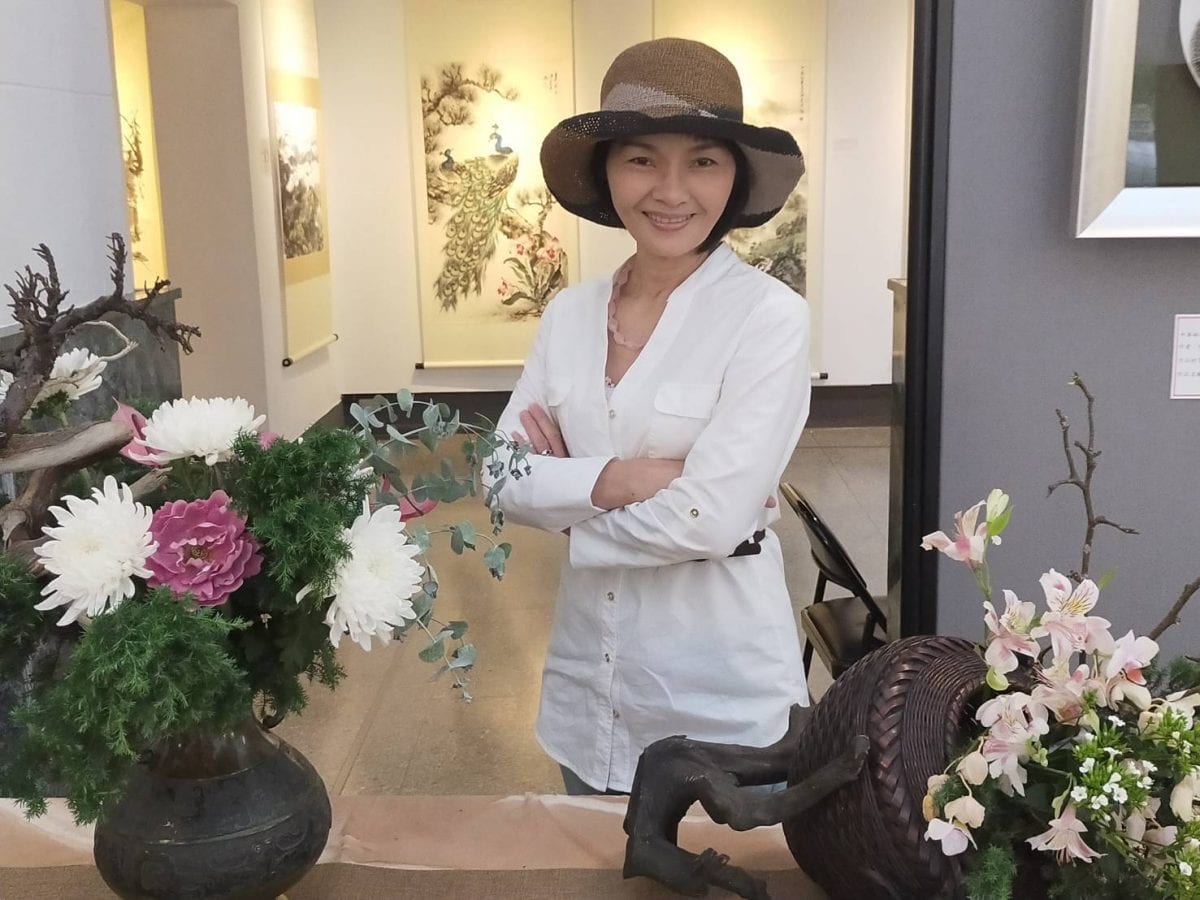 與植物對話  以花草連心  黃碧朱花藝創作  連結大自然的沉靜美感