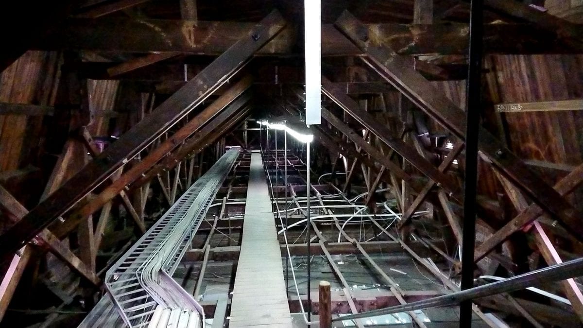臺中州廳修復工程   神秘貓道曝光
