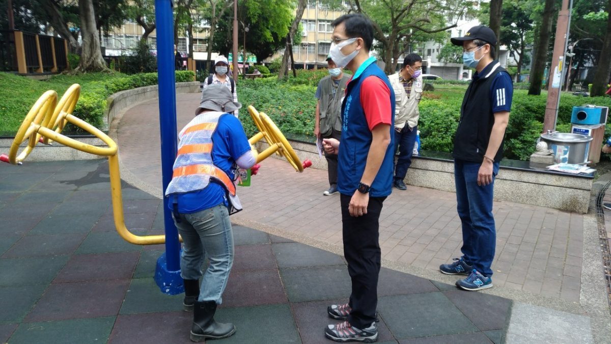 公園也要防疫  運用圖文宣導成效佳