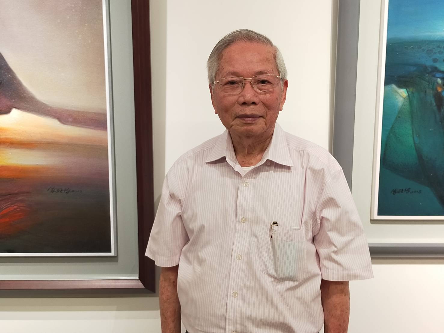 向大自然喊話  如詩象般發聲   油畫家陳顯棟90個展   開創藝術風格新境界