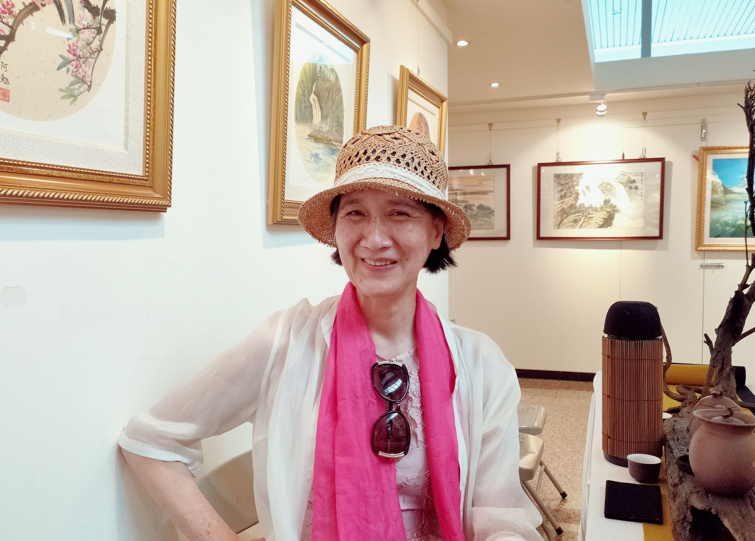 翰墨山林 萬種風情   水墨畫家王阿勉個展   茶鄉山景中倘佯自在