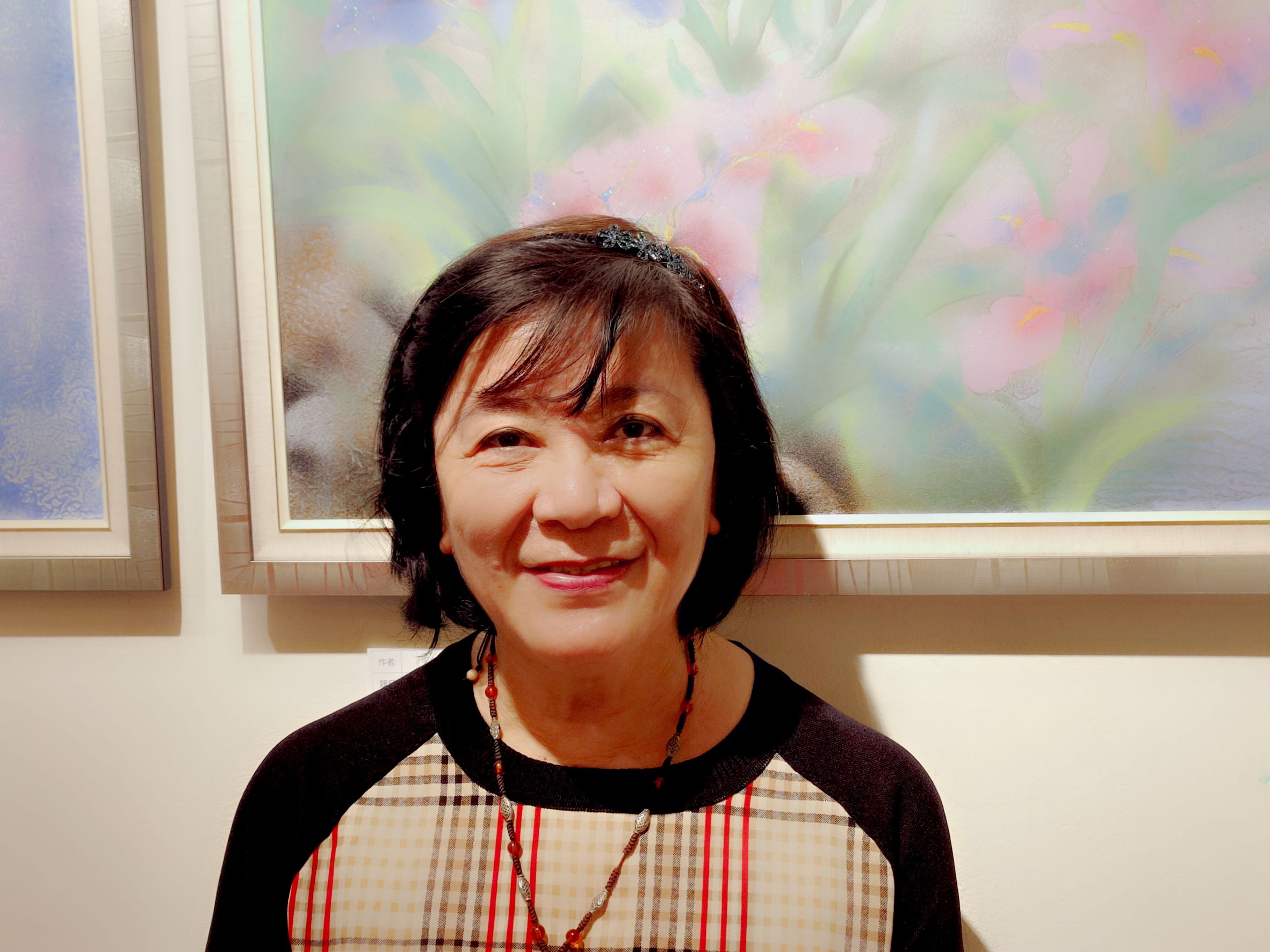 走入花間 全新發現   膠彩畫家陳嬋娟   非典型膠彩畫個展氣韻生動