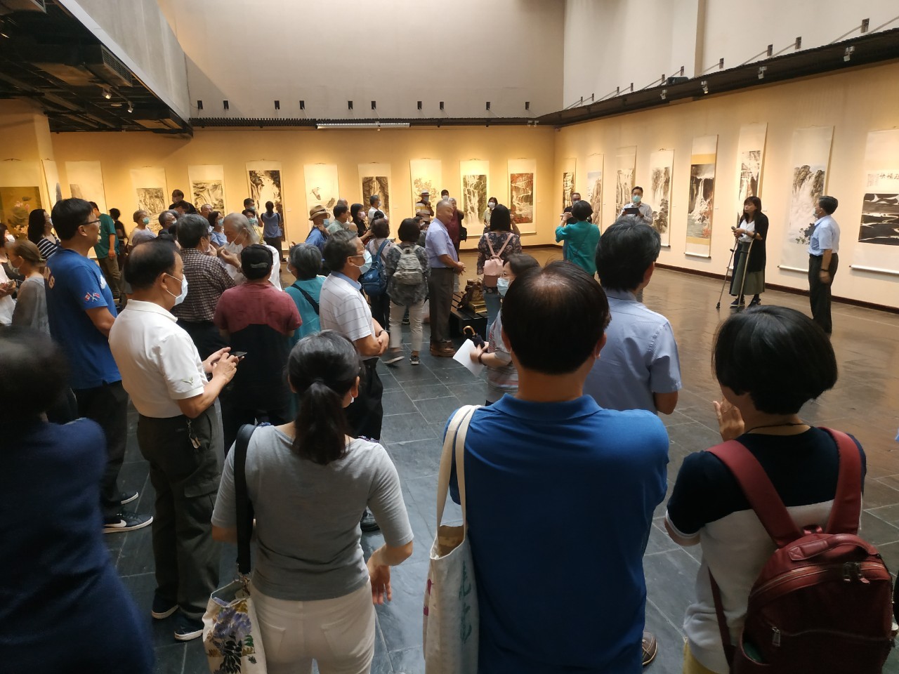 高山流水之志   明心見地之情   傅狷夫書畫學會會員聯展   探索上善若水奧義