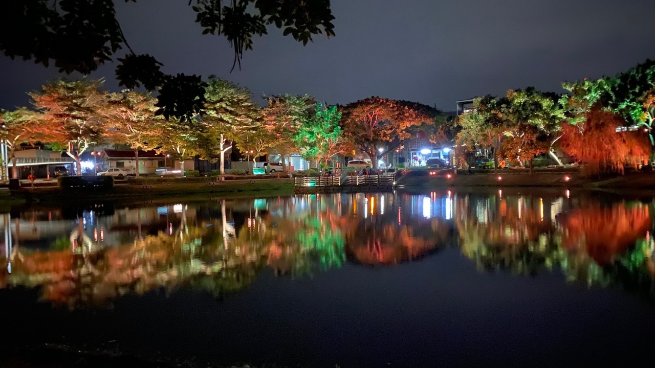 兼具美學及環保的夢幻光影   月津港景觀水岸公園充滿童趣