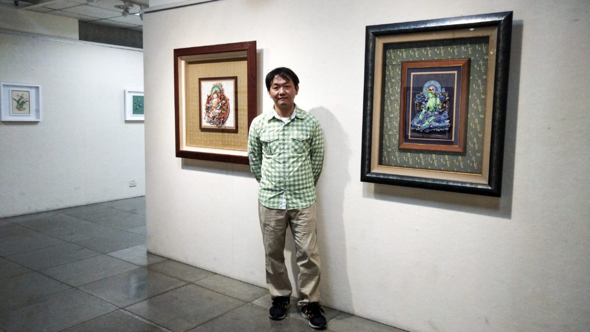 花以禮佛紙雕展  林永盛以歡喜心開花結果