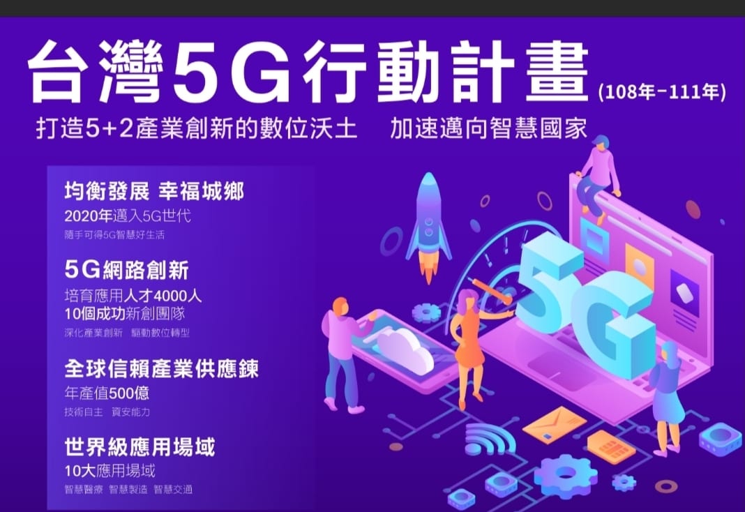 通傳會通過補助5G網路建設作業要點  加速完備國家數位競爭力基礎
