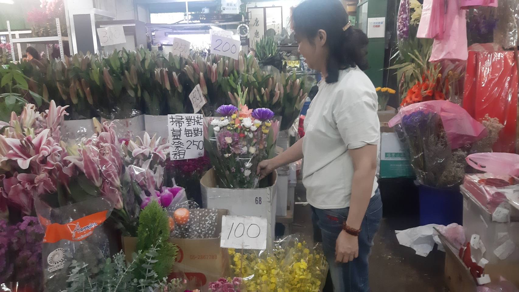 清明花價平穩   掃墓用花不可不知