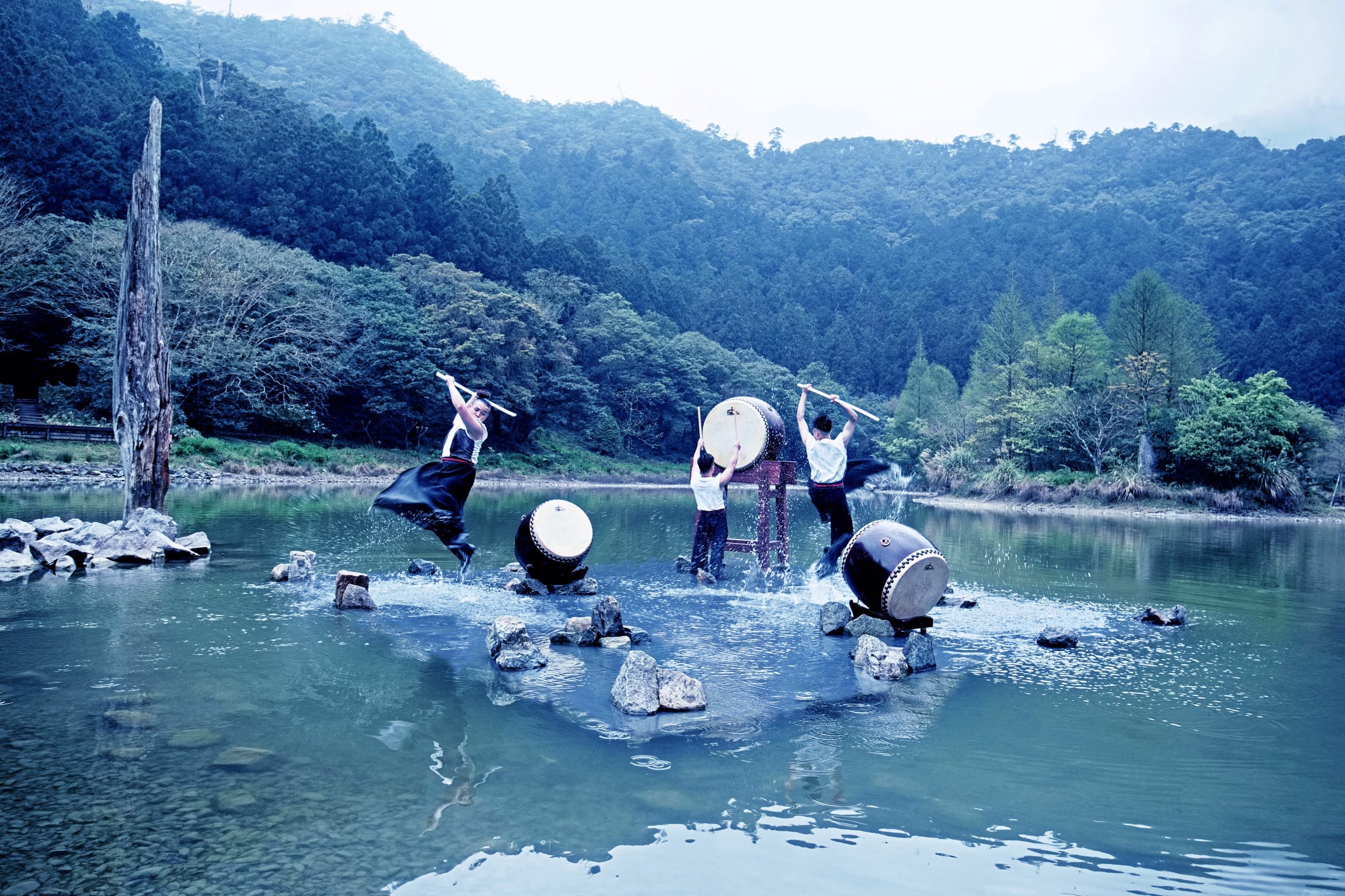 十鼓水劇場攜手力麗  《池中劍》6月明池登場鼓聲響徹北橫