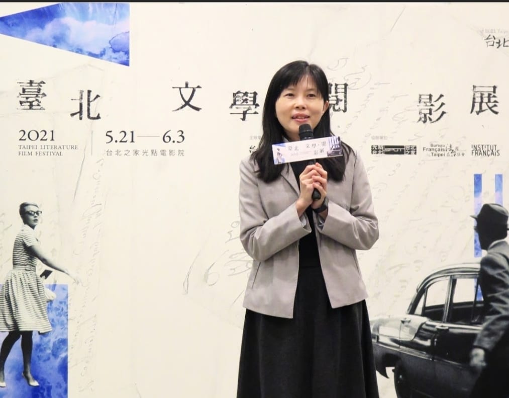 台北市文化局副局長陳譽馨對這次影展的啟動，表達了樂觀期待。（記者 辛澎祥/攝）