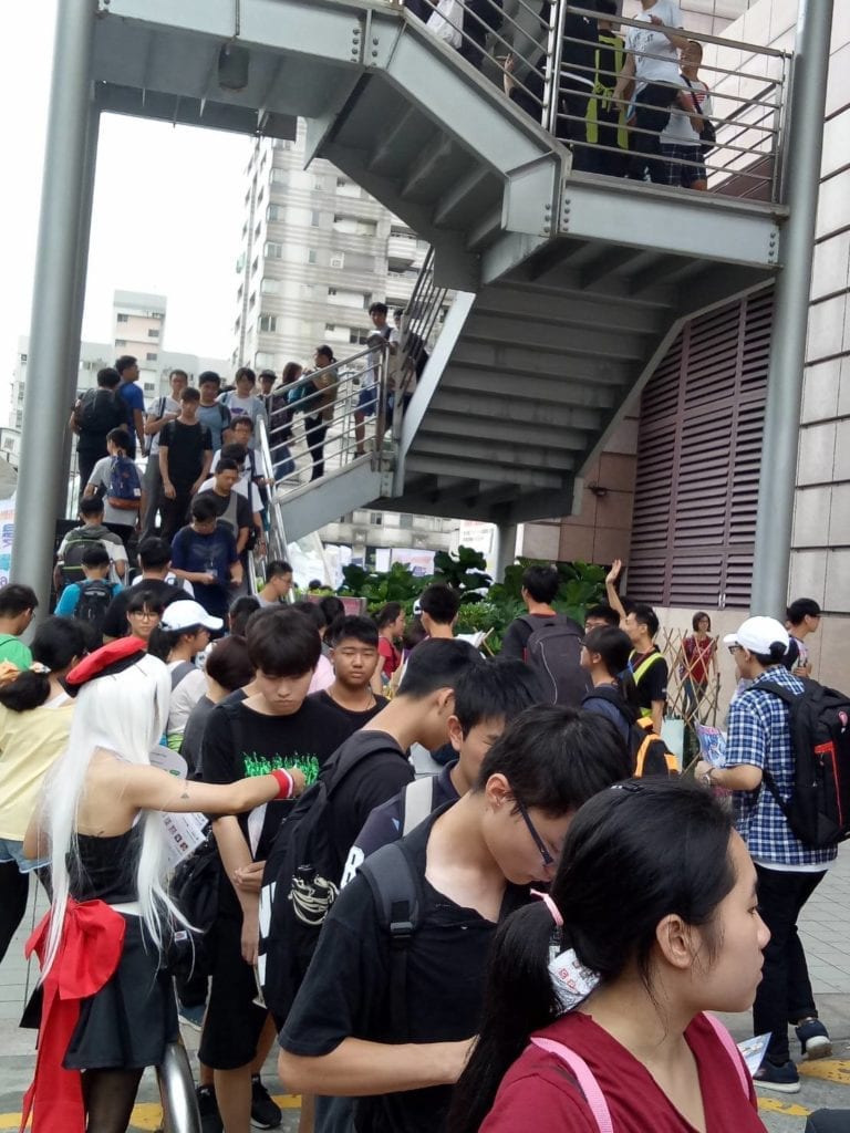 台北國際電腦展往年總是吸引大批民眾前往參觀。(記者 辛澎祥/攝)