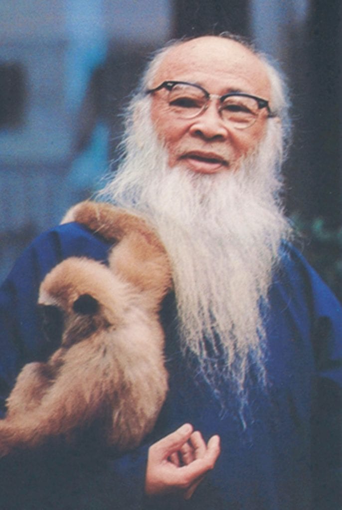 開創出富有現代感潑墨潑彩畫風的張大千。(圖/史博館 提供)