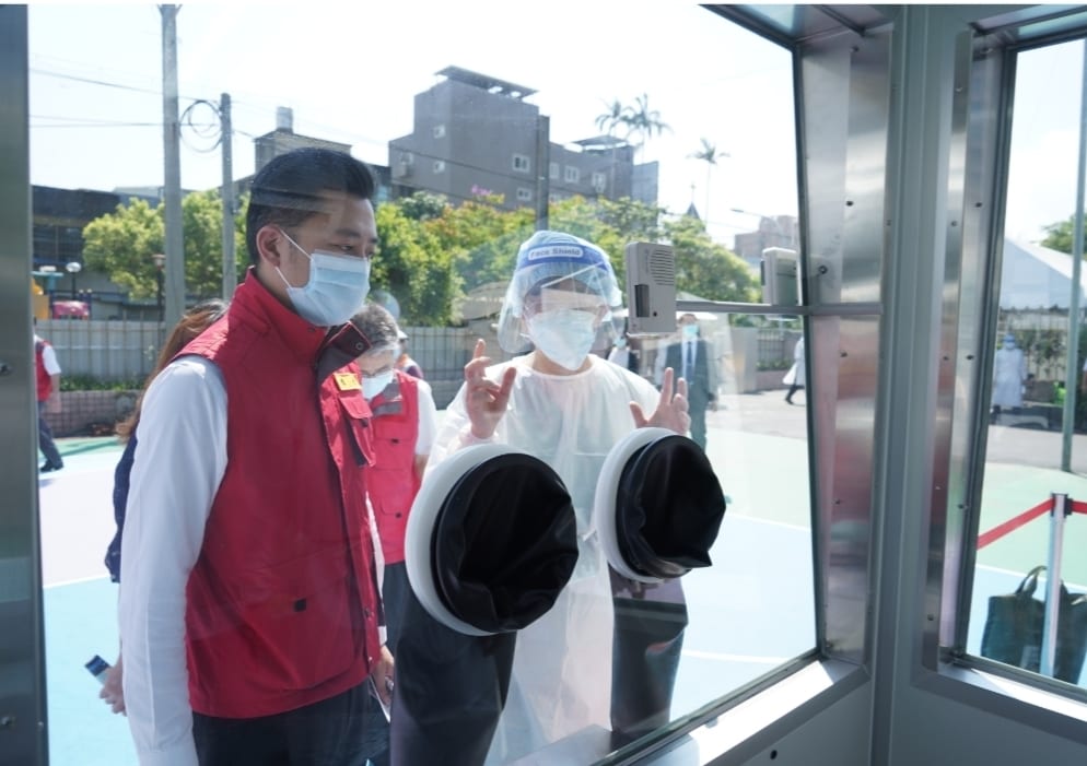 經濟部聯手竹市府   竹科篩檢站正式啟用