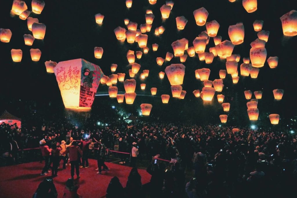 新北市平溪天燈節」因疫情影響，二度延期辦理