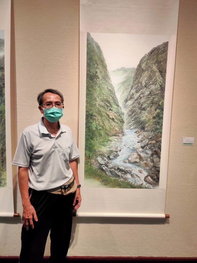 黃子哲希望經由作品之傳達,留給後世子孫一片淨土。