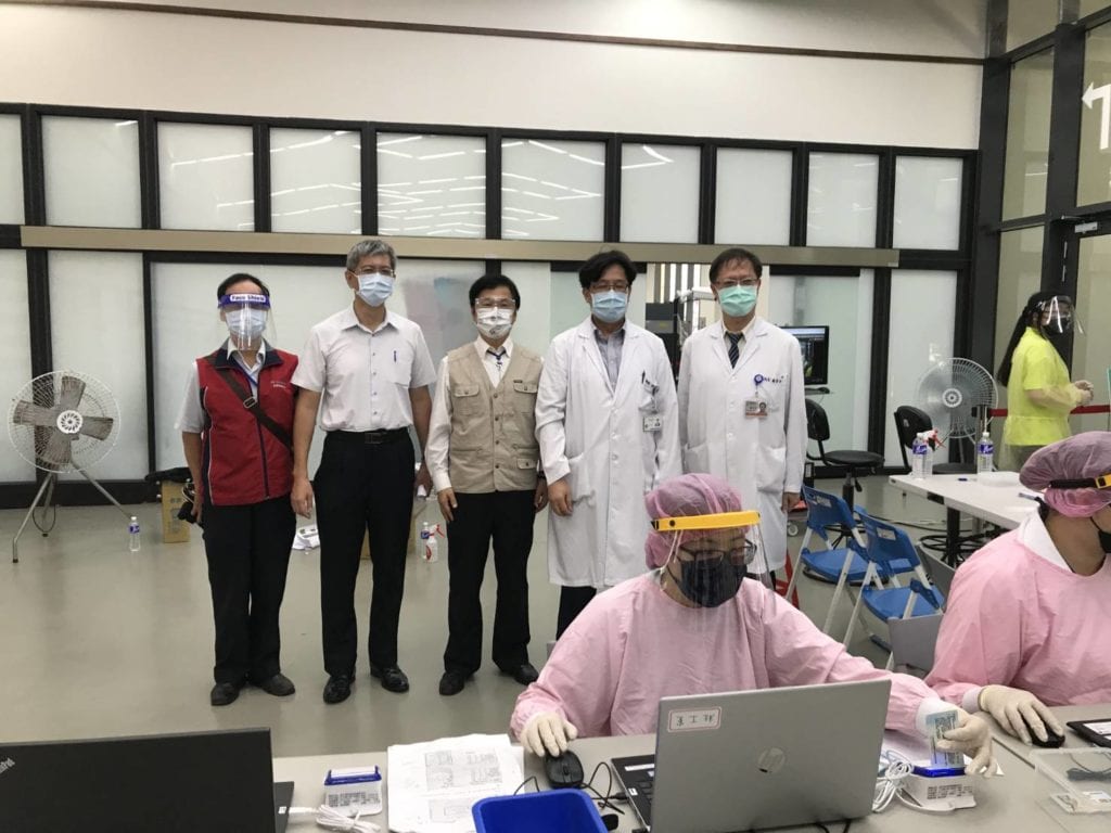 祁次長視導基隆港區施打疫苗