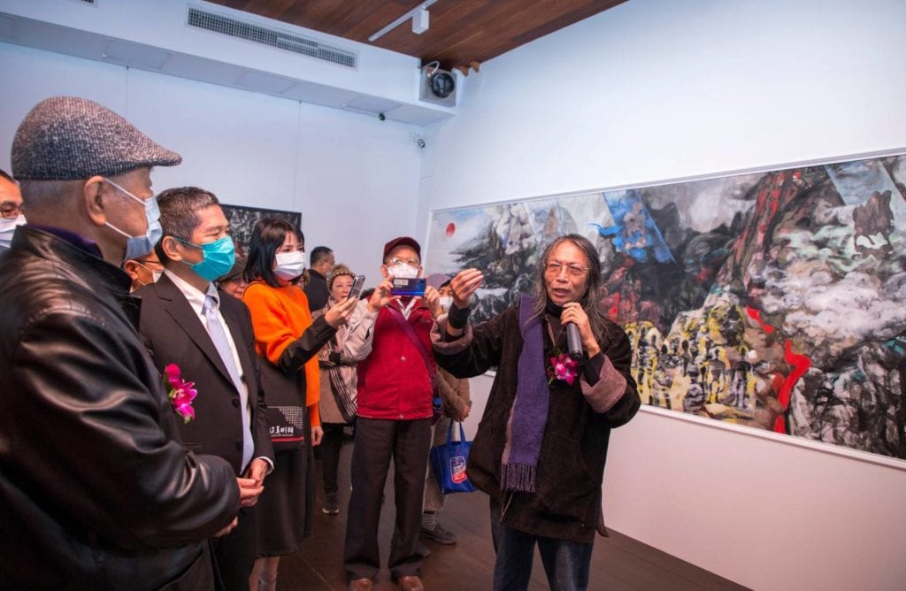 展覽場館的開放觀眾入場,是文化部在解封下的措施之一。(本社資料照)