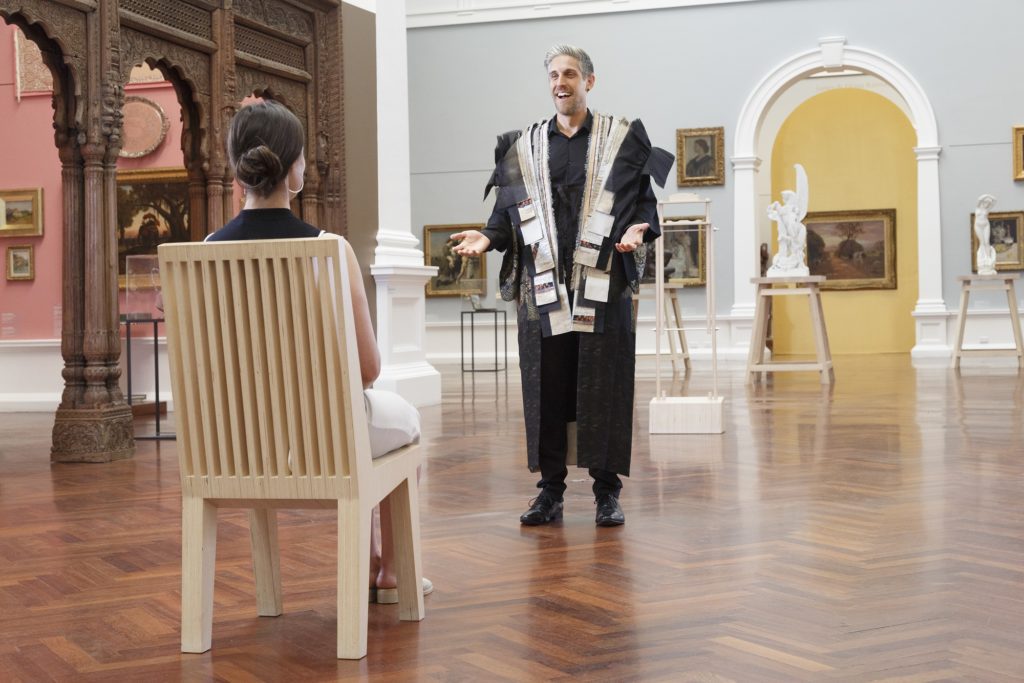 《聲之綻》，2013｜2019年，複合媒材互動裝置，2019年於「李明維與他的關係」展出現場，南澳美術館，阿德萊德（圖片提供_Art_Gallery_of_South_Australia，攝影：Saul_Steed）-1