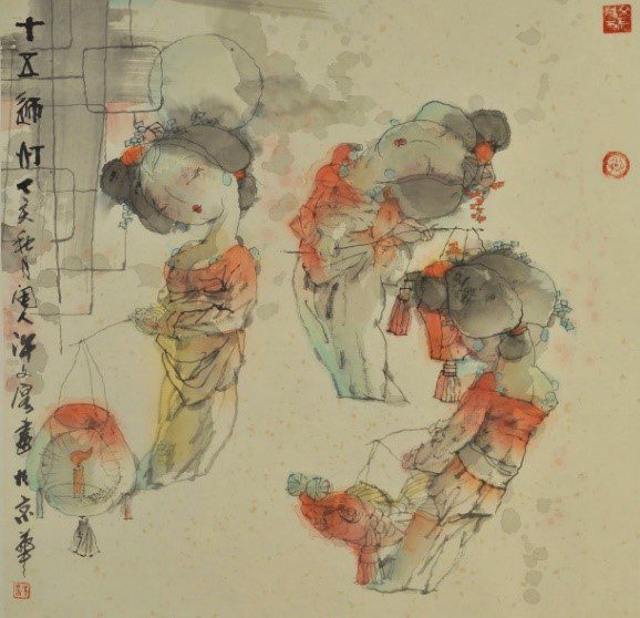 世外可供隱逸  紅塵猶自眷深 — 當代寫意人物畫巨手許文厚先生