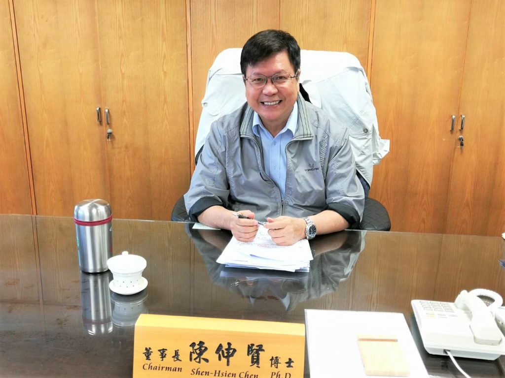 陳伸賢董事長帶領中興工程公司在跨領域產業發展路徑上,用專業及務實信念呈現永續營運的契機。(記者 辛澎祥/攝)