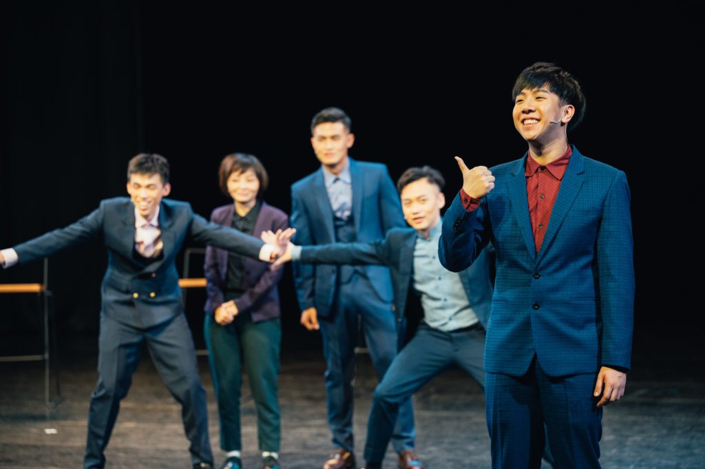 新生一號劇團《超即英雄大進擊》,臨場發揮的表演妙趣橫生,(圖/北藝中心提供)