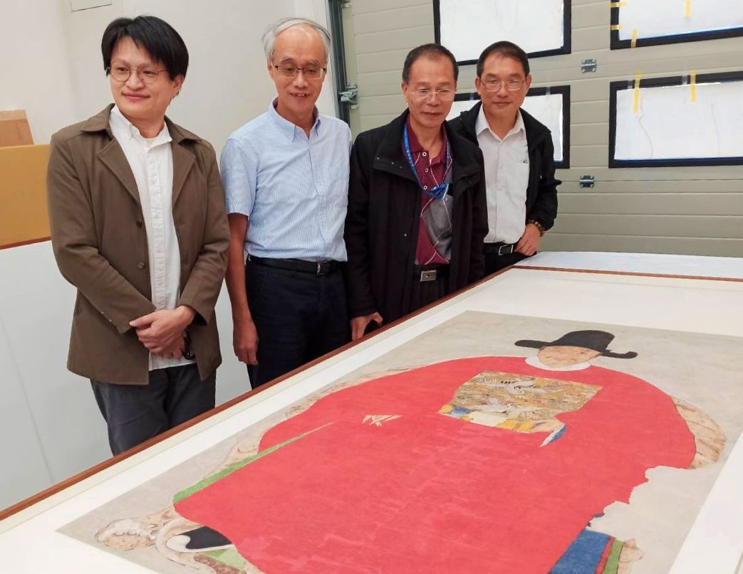 金門縣重要古物「蔡復一畫像」點交   明年舉行典藏展