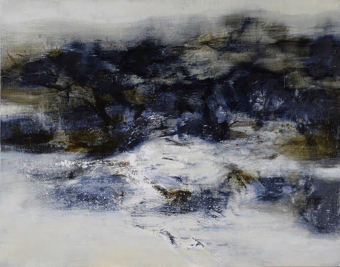 ▲周宸,己亥季冬十九20200113,油畫畫布,116×91cm。(圖/藝術家提供)