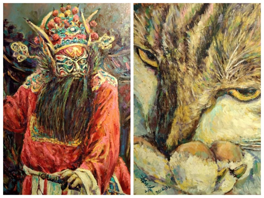 參展藝術家林逸峰的作品,寫實且聚焦,令人心動。(圖/澎湖文化局 提供)