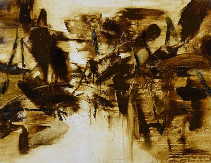 ▲周宸,庚子孟春十五20200219,油畫畫布,145.5×112cm。(圖/藝術家提供)