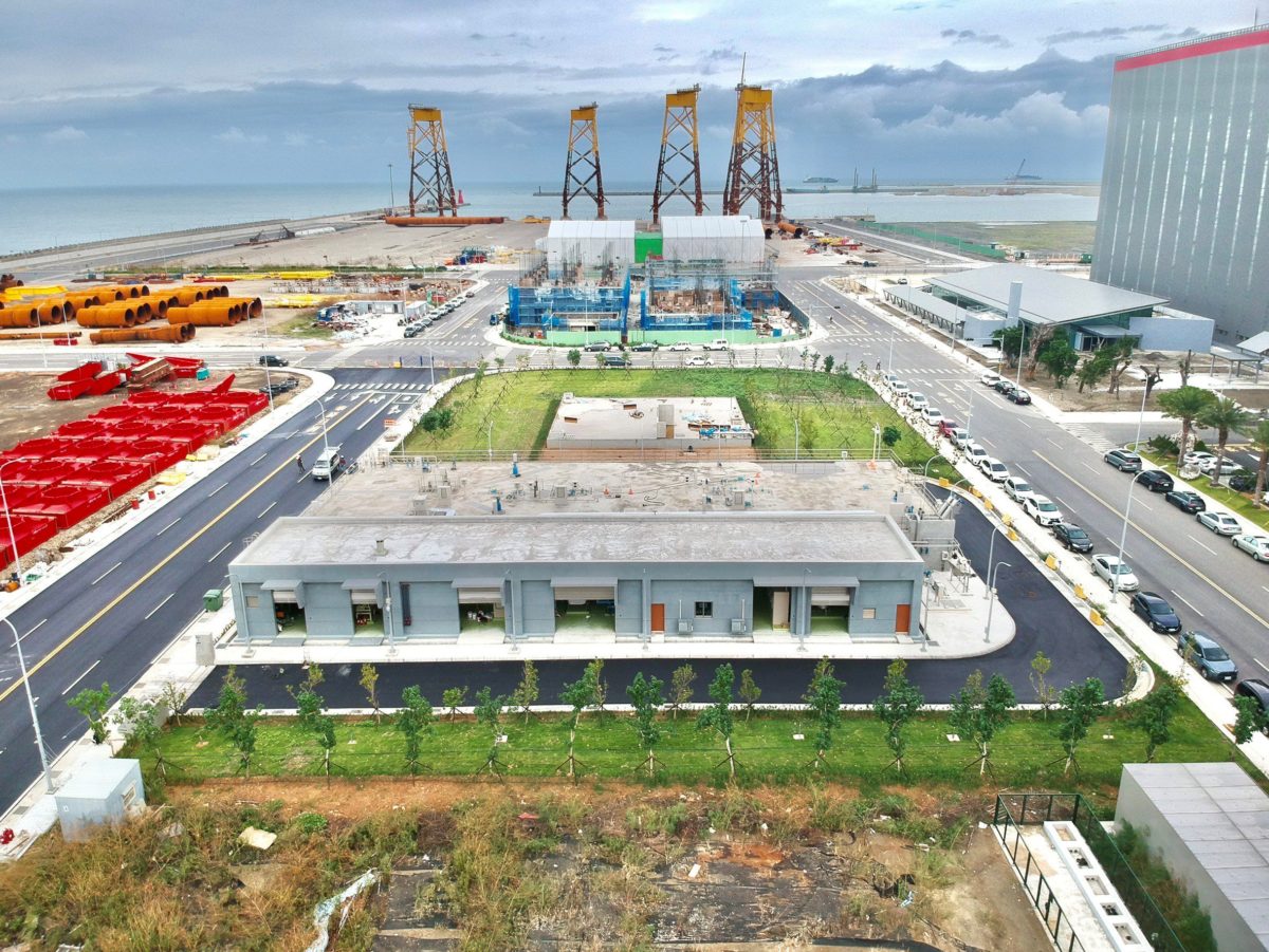 臺北港南碼頭區填海造地新生地   首座污水處理廠即將啟用