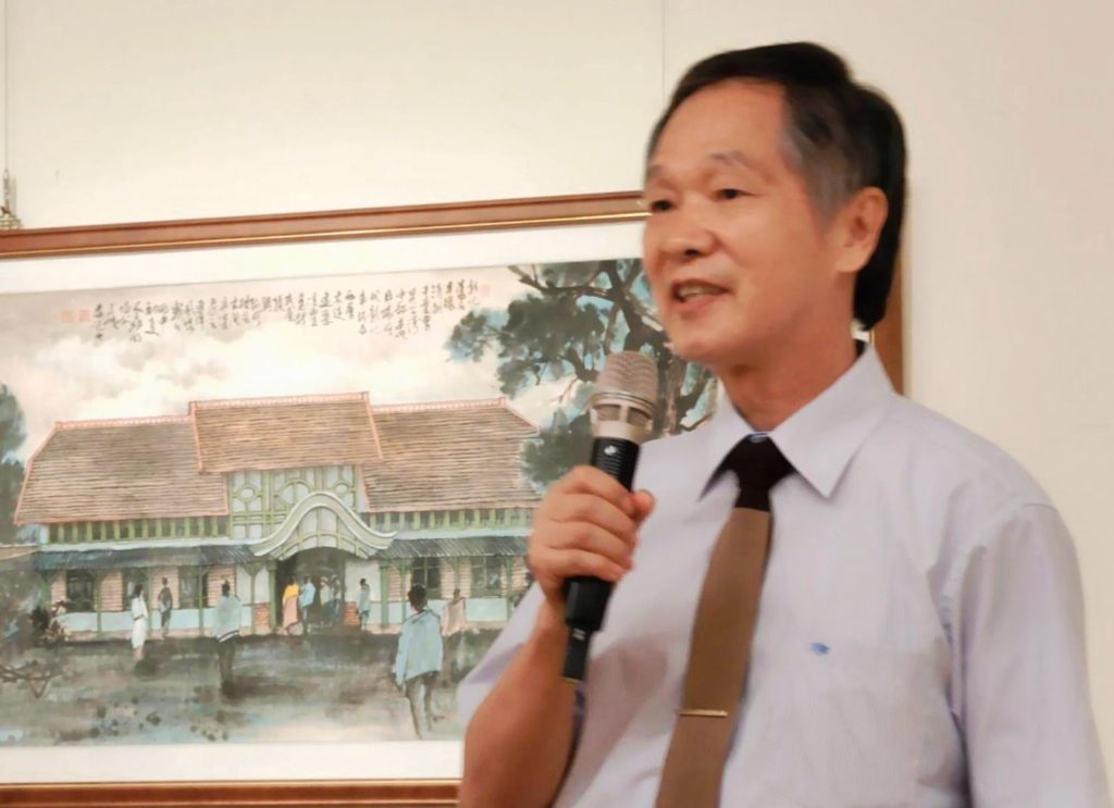 水墨畫家余振明在藝術領域展現豐沛創作才情,令人讚嘆。
