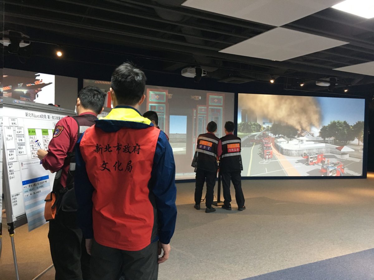 3D建模結合消防演練   林家花園創古蹟防災守護新趨勢
