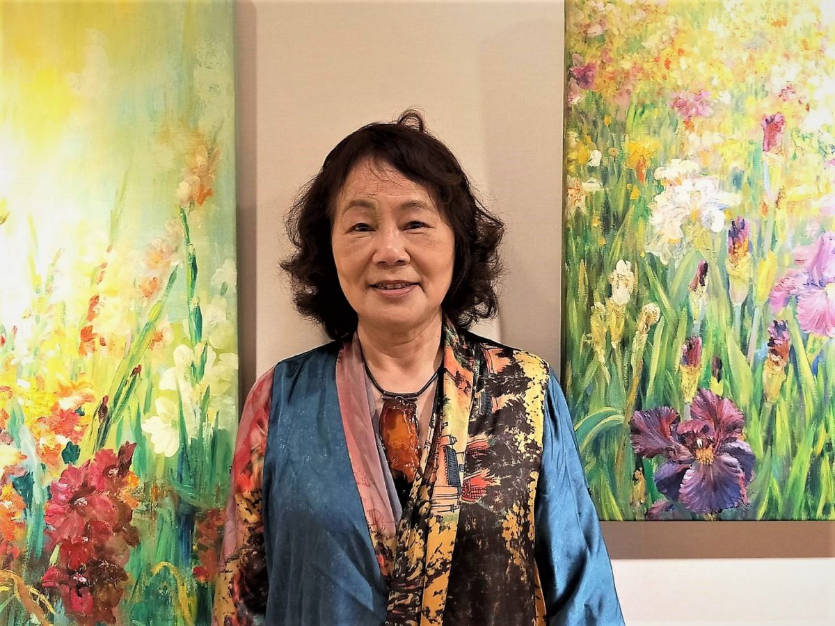 花之頌 傳播深摯情愛  盧月鉛為大地塗抹綺麗願景  令人驚艷