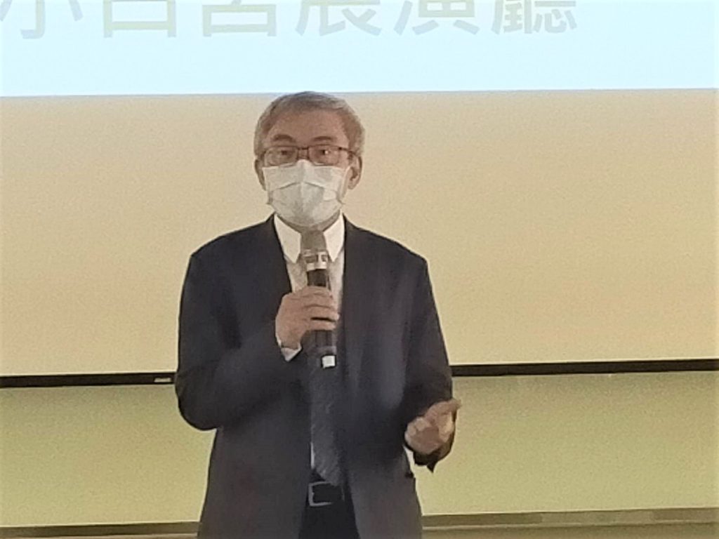 文資局局長陳濟民致詞時表達對口述傳統政策推動的堅定立場。(記者 辛澎祥/攝)