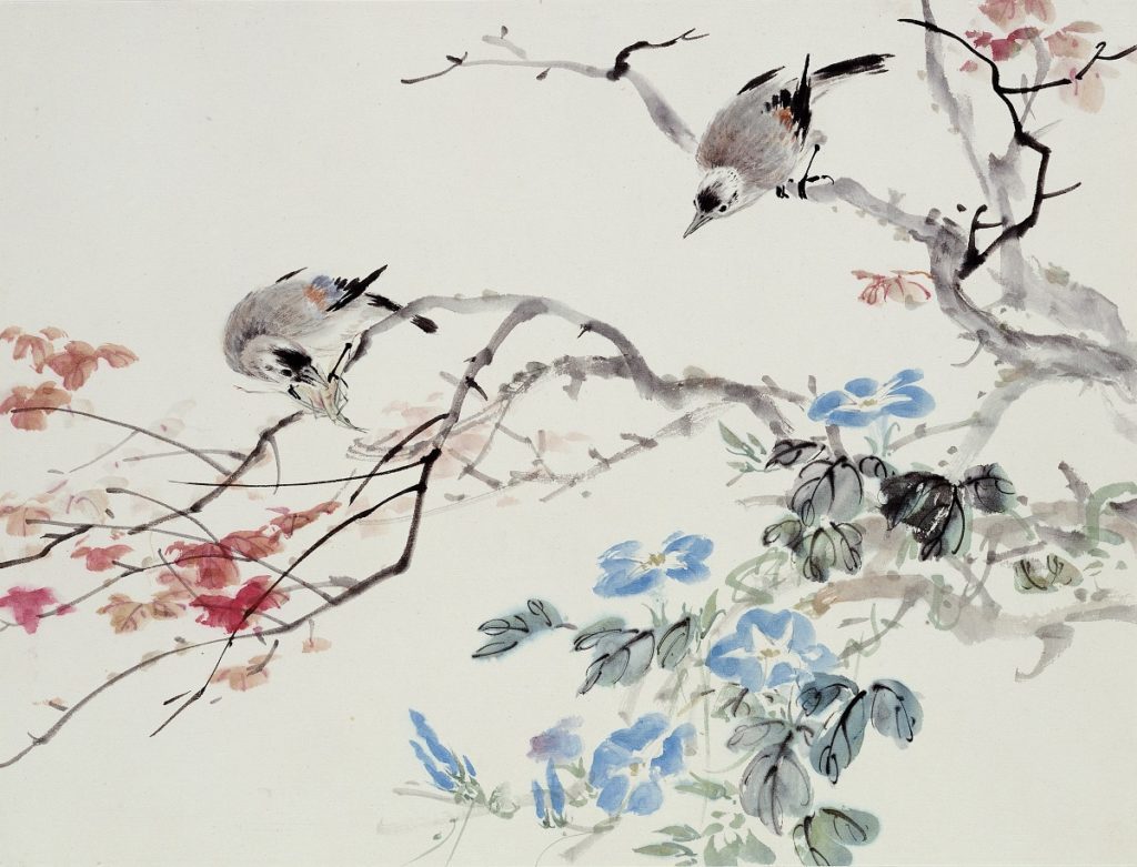 金勤伯《寫意花鳥》 典藏編號:89-00376 年代 民國