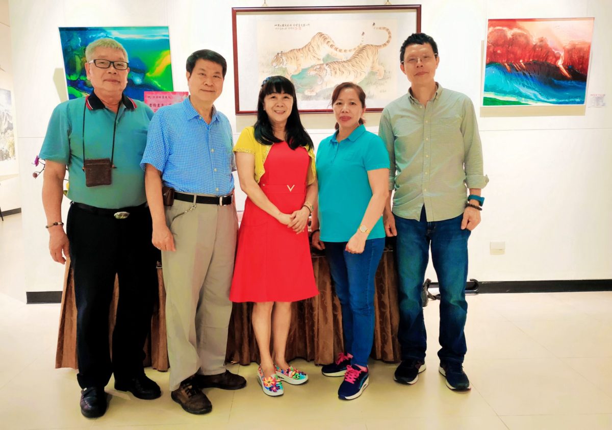 書畫技藝 永續傳承   中華娛樂文創產業發展協會聯展   老中青作品圓融自在
