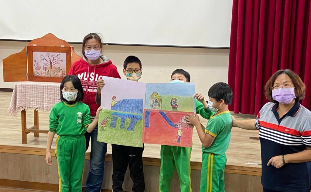 神岡區溪洲社區教案箱進入校園推廣地方文化