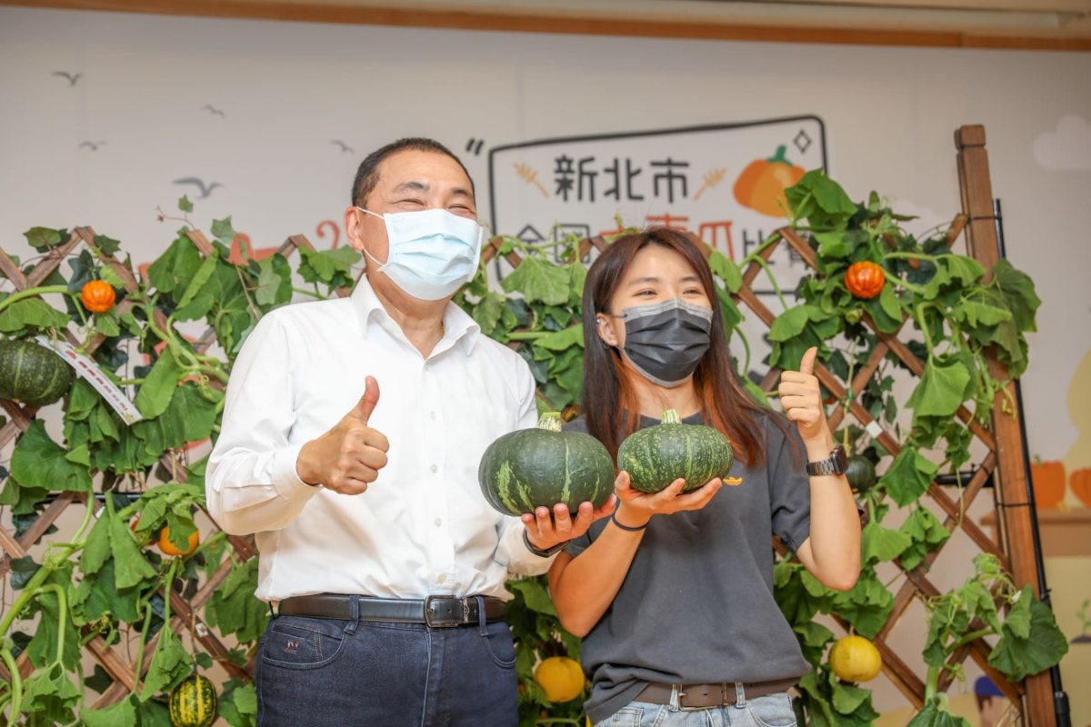 淡水南瓜多元創意   侯友宜化身南瓜推廣大使