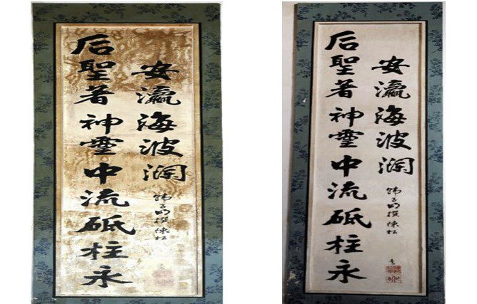採用揭取回貼外科手術   大天后宮珍貴灰壁畫修復重現