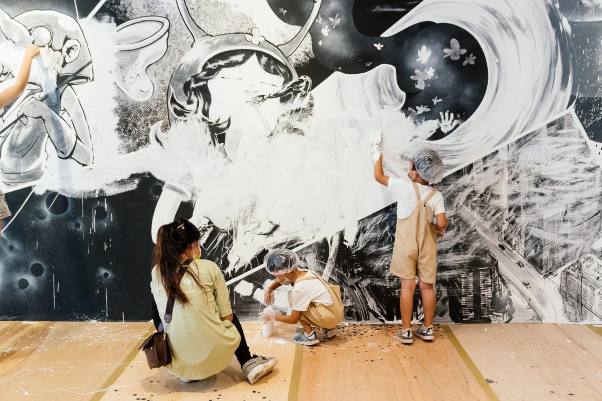 美術館塗鴉聯展閉幕   邀觀眾耍WHITE   用行動Say Goodbye