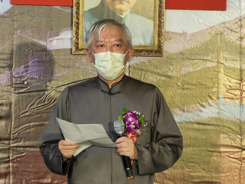 ▲新任史博館館長梁永斐致詞時表達對史博館的未來所承載的使命。（記者 辛澎祥/攝）