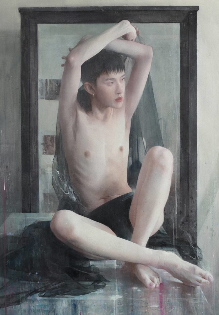 ▲全國美展水彩類金牌林品潔的得獎作品。(圖/文化部 提供)