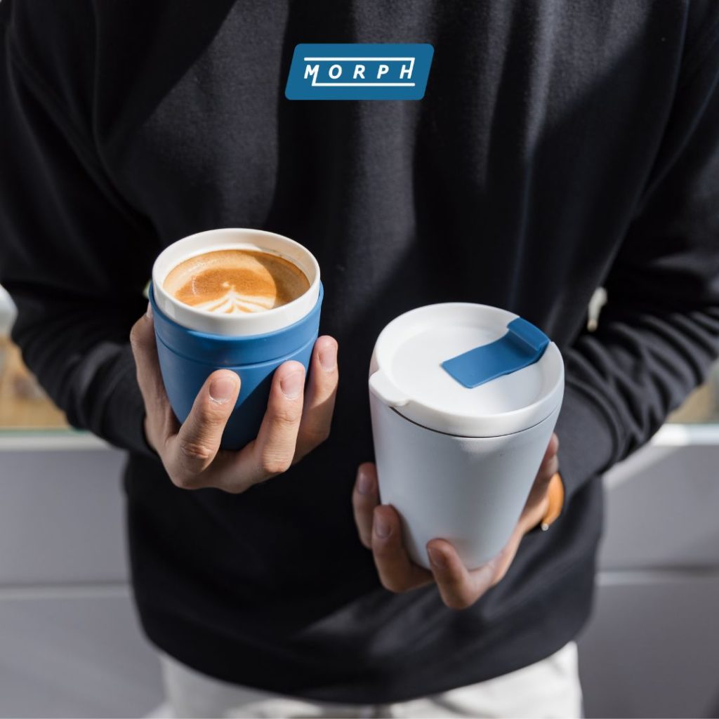▲淨零排放趨勢的五合一環保杯,達到節能減碳並落實環保永續精神。(圖/經發局提供)